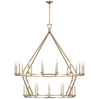Darlana Extra-Large Two-Tiered Ring Chandelier