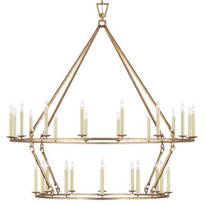 Darlana Extra-Large Two-Tiered Ring Chandelier