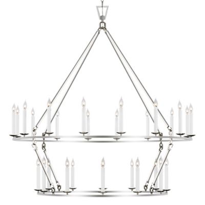 Darlana Extra-Large Two-Tiered Ring Chandelier