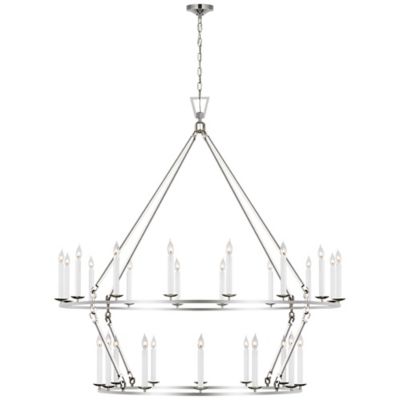 Darlana Extra-Large Two-Tiered Ring Chandelier