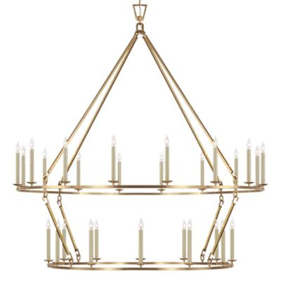 Darlana Extra-Large Two-Tiered Ring Chandelier