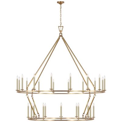 Darlana Extra-Large Two-Tiered Ring Chandelier