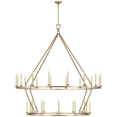 Darlana Extra-Large Two-Tiered Ring Chandelier