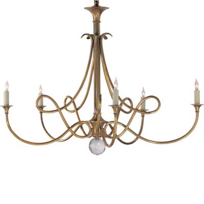Double Twist Large Chandelier
