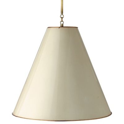 Goodman Pendant (Antique White w/Brass|Brass|Large)-OPEN BOX