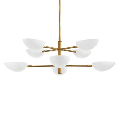Graphic Two-Tier Chandelier