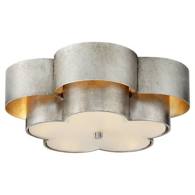 Arabelle Flushmount (Burnished Silver Leaf|Large) - OPEN BOX