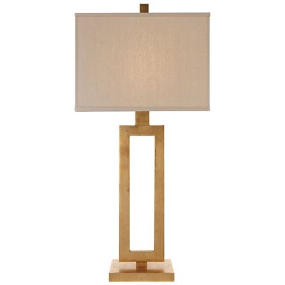 Mod Tall Table Lamp (Gild with Linen Shade) - OPEN BOX