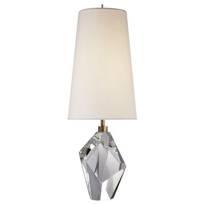 Halcyon Accent Table Lamp (Crystal with Linen) - OPEN BOX
