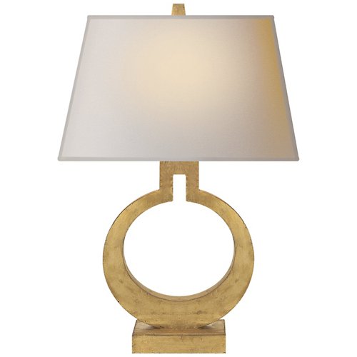 Ring Form Table Lamp (Gilded/Large) - OPEN BOX RETURN
