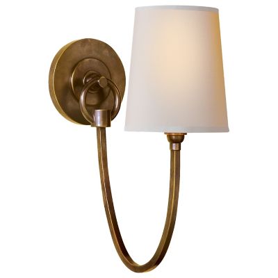 Reed Wall Sconce (Antique Brass|Natural Paper) - OPEN BOX