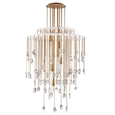 Hailee Chandelier (Brass w/ Plaster White/L)-OPEN BOX RETURN