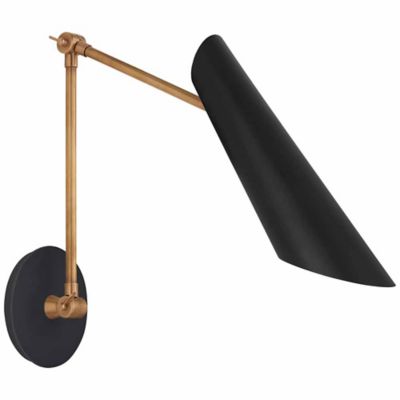 Franca Adjustable Library Wall Sconce(Black)-OPEN BOX RETURN