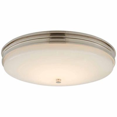 Launceton LED Flushmount (Polished Nickel|Medium) - OPEN BOX
