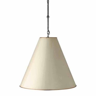 Goodman Pendant (White with Brass|Bronze|Med) - OPEN BOX
