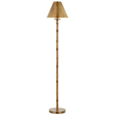 Antique Solid Brass Floor Lamp - Foter