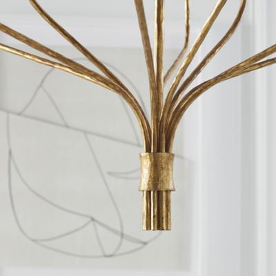 Shown in Gilded Iron finish, detail view