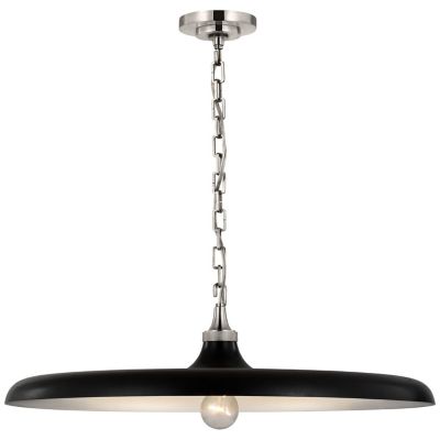 https://images.lumens.com/is/image/Shown in Polished Nickel finish, Aged Iron Shade Color, Large size