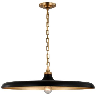 https://images.lumens.com/is/image/Shown in Hand-Rubbed Antique Brass finish, Aged Iron Shade Color, Large size
