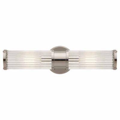 Allen Double Light Bath Bar(Polished Nickel)-OPEN BOX RETURN