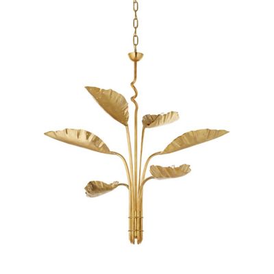 Dumaine Medium Pierced Leaf Chandelier