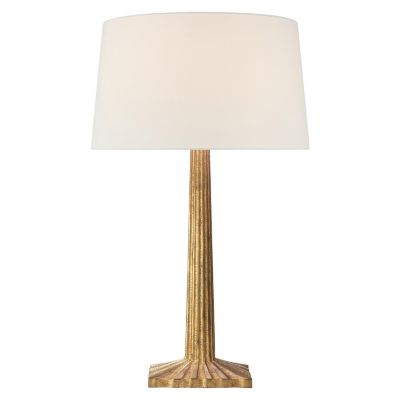 Strie Fluted Column Table Lamp