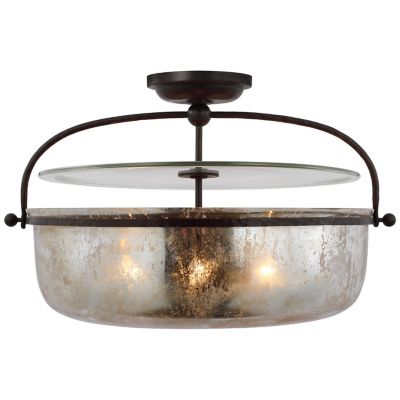 Lorford Semi-Flushmount Lantern