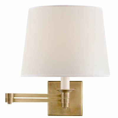 Evans Swing Arm Wall Sconce (Natural Brass) - OPEN BOX