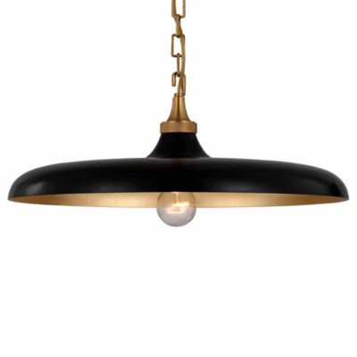 Piatto Pendant (Aged Iron/Antique Brass/Med)-OPEN BOX RETURN