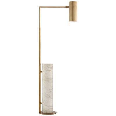 Visual Comfort Signature Flore LED Floor Lamp in Soft Brass finish