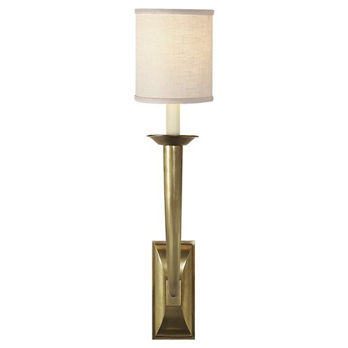 French Deco Horn Wall Sconce