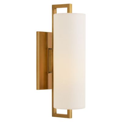 Visual Comfort Architectural Wall Sconce in Hand-Rubbed Antique Brass