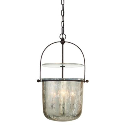 Lorford Smoke Bell Pendant (Aged Iron/Small)-OPEN BOX RETURN