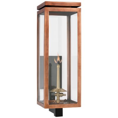 Fresno Outdoor Bracketed Gas Wall Lantern