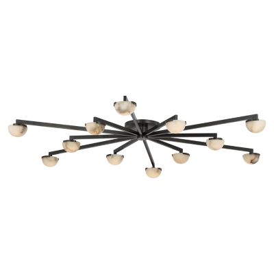 Pedra LED Staggered Arm Flusmount