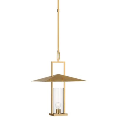 Visual Comfort Signature Illume Antiqued Brass Lantern