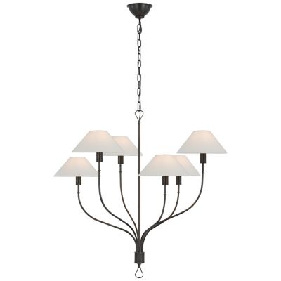 Visual Comfort Signature Griffin Tail Chandelier - Thumbnail 2
