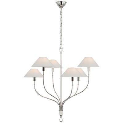 Visual Comfort Signature Griffin Tail Chandelier - Thumbnail 3