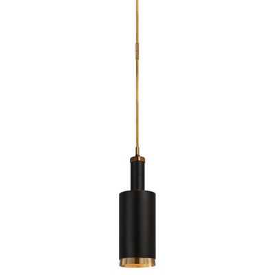 Anders Mini Pendant (Brass|Black Dia|6 In) - OPEN BOX