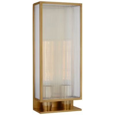 York Double Box Outdoor Sconce