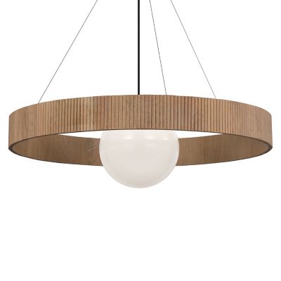 Arena Ring and Globe Chandelier