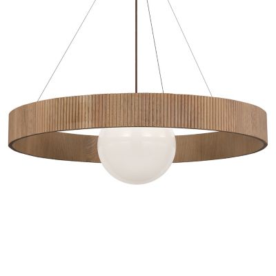 Arena Ring and Globe Chandelier
