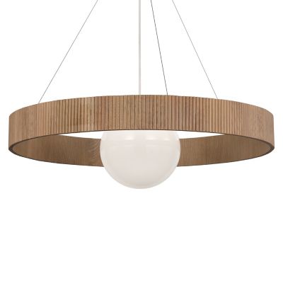 Arena Ring and Globe Chandelier
