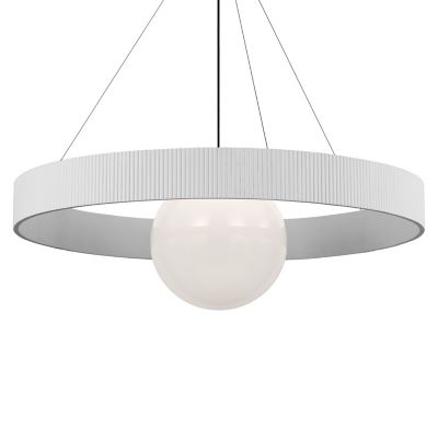 Arena Ring and Globe Chandelier