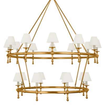 Classic Two-Tier Ring Chandelier