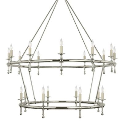 Classic Two-Tier Ring Chandelier