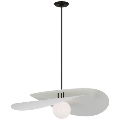 Shown in Bronze and Matte White finish
