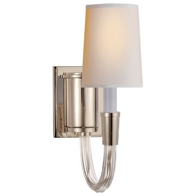 Vivian Wall Sconce (Natural Paper|Polished Nickel)-OPEN BOX