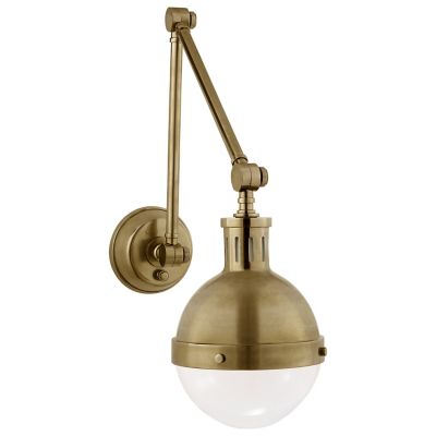 Hicks Adjustable Wall Sconce (Antique Brass) - OPEN BOX