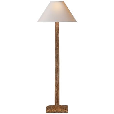 Strie Buffet Lamp (Natural Paper|Gilded Iron) - OPEN BOX